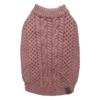 Feminin hundesweater fra Ollipet i farven pudder rosa