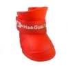 Hunde gummistøvle | Rød