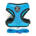 Ollipet sele og line sæt| Mesh | Lyseblå