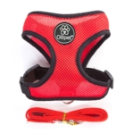 Ollipet sele og line sæt| Mesh | Rød