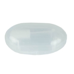 Silikone fingertandbørste til hunde | Med transparent etui