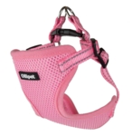 Lyserød Ollipet Step-In sele | Justerbar med refleks | OUTLET