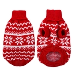 Hundesweater med snefnug