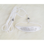 Klassisk Udstillingsline m. broderi | Hvid