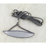 Showline m. hagestykke i satin - sølv