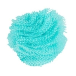 Pompom hårpynt lyseblå