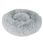 Soft Cloud Donut Hundeseng i Lysegrå fungere virkeligt godt som hvalpeseng