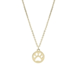 Halskæde med potetryk | Guld