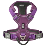 Smuds- og vandafvisende hundesele i flot lilla farve