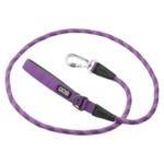 Der er Indvævet refleks trim i hundesnoren, hvilket giver god synlighed i mørke