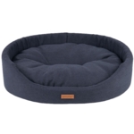 Amiplay Oval Hundeseng | Sort