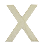 Træ bogstaver I Bogstavet X