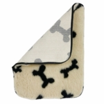 Vetbed tæppe med kantsyning