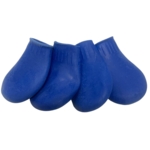 Blød gummi hundestøvle | Blå