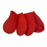 Blød gummi hundestøvle | Sort