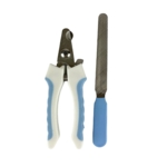 Ollipet Negleklipper / neglefil sæt | Lyseblå