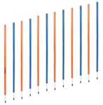 Ollipet DogFit Agility | Slalompinde | 12 stk.