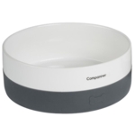 Keramik skål til hunde i en flot grå farve