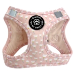 Ollipet City Lux Step-in sele | Lyserød m. Blomster