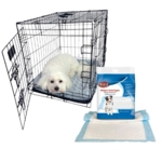 Pakketilbud | Ollipet Hundebur med tisseunderlag 