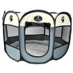 Pakketilbud | Ollipet Hvalpekravlegård m. madras, Ø 73 cm - H. 43 cm