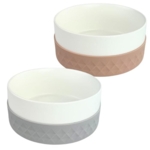 Ollipet Crystal keramikskål m. silikone