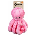 Sjov og charmerende plysbamse til hunde, i en sød lyserød farve