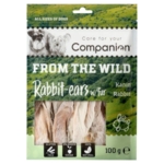 Companion FROM THE WILD, kaninøre med pels | 100g