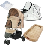 Pakketilbud | Ollipet Hundeklapvogn Venezia sæt Khaki