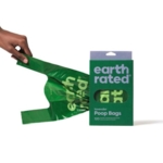 Earth Rated Miljøvenlige pølleposer m. håndtag, 120stk