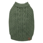 Super lækker hundesweater i flot grøn farve