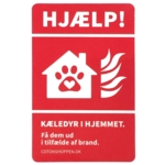 Rednings-Klistermærke til dyr